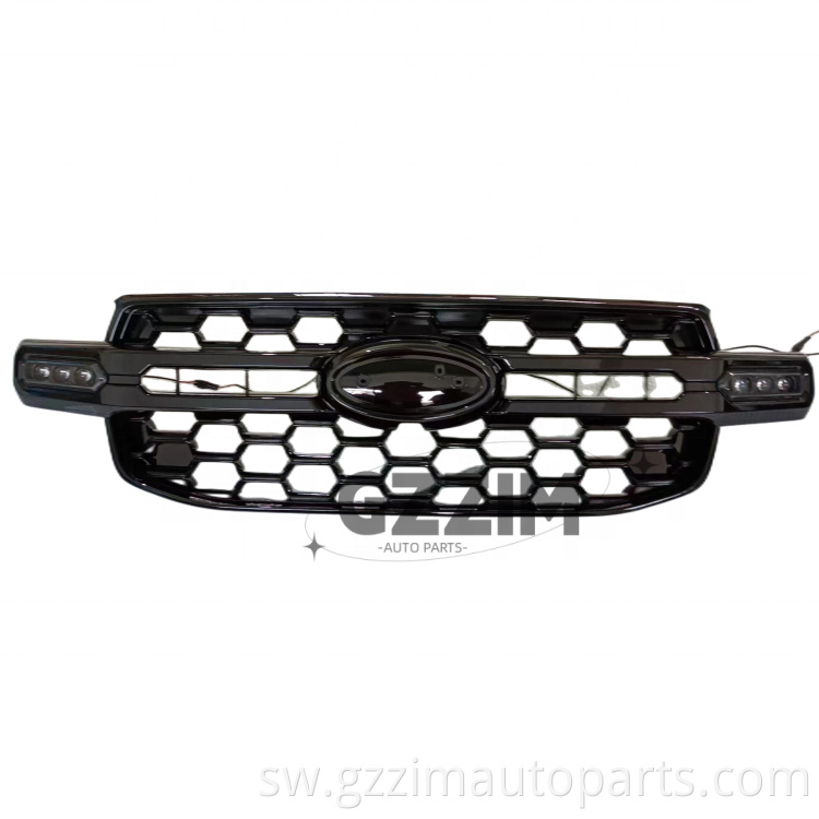 Auto Parts Car Grille ABS Plastic Front Grille For Ranger 2022 With LED